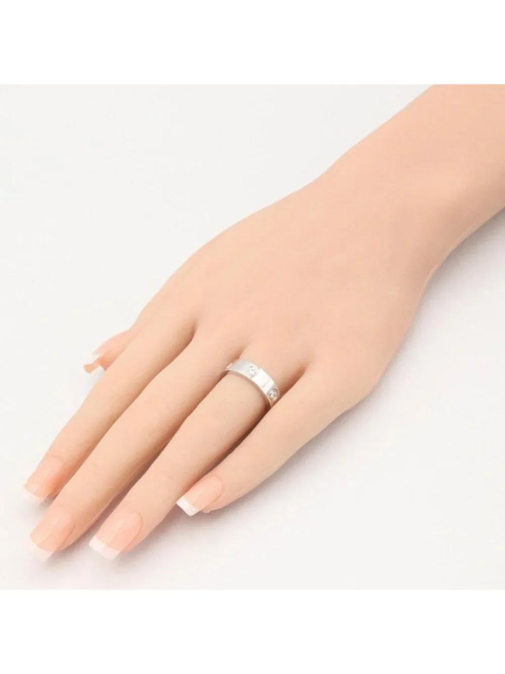 Cartier Ring Love 18K White Gold Diamond